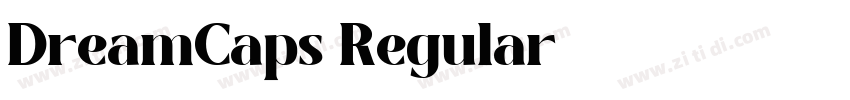 DreamCaps Regular字体转换